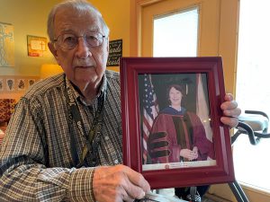 Decorative image of Dr. Sueann L. Donahue Beginning Teacher Scholarship Fund 2022.