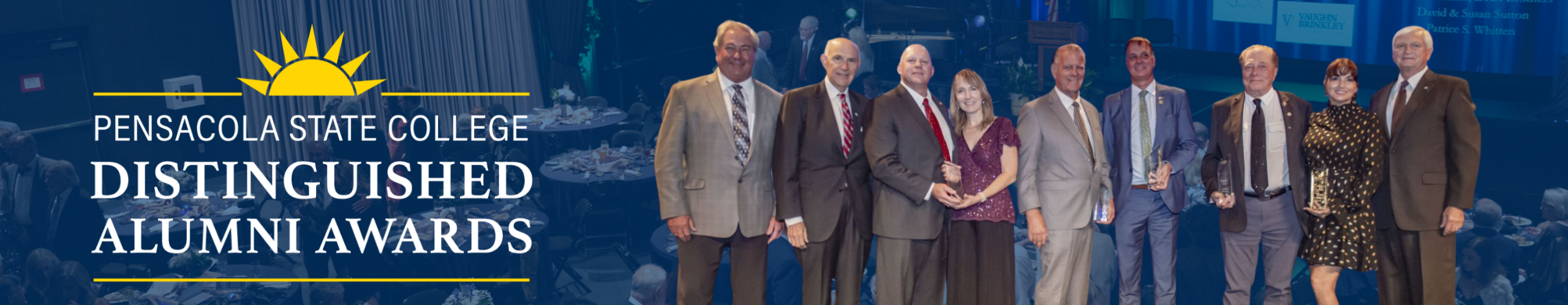 2024 Distinguished Alumni Award winners banner.